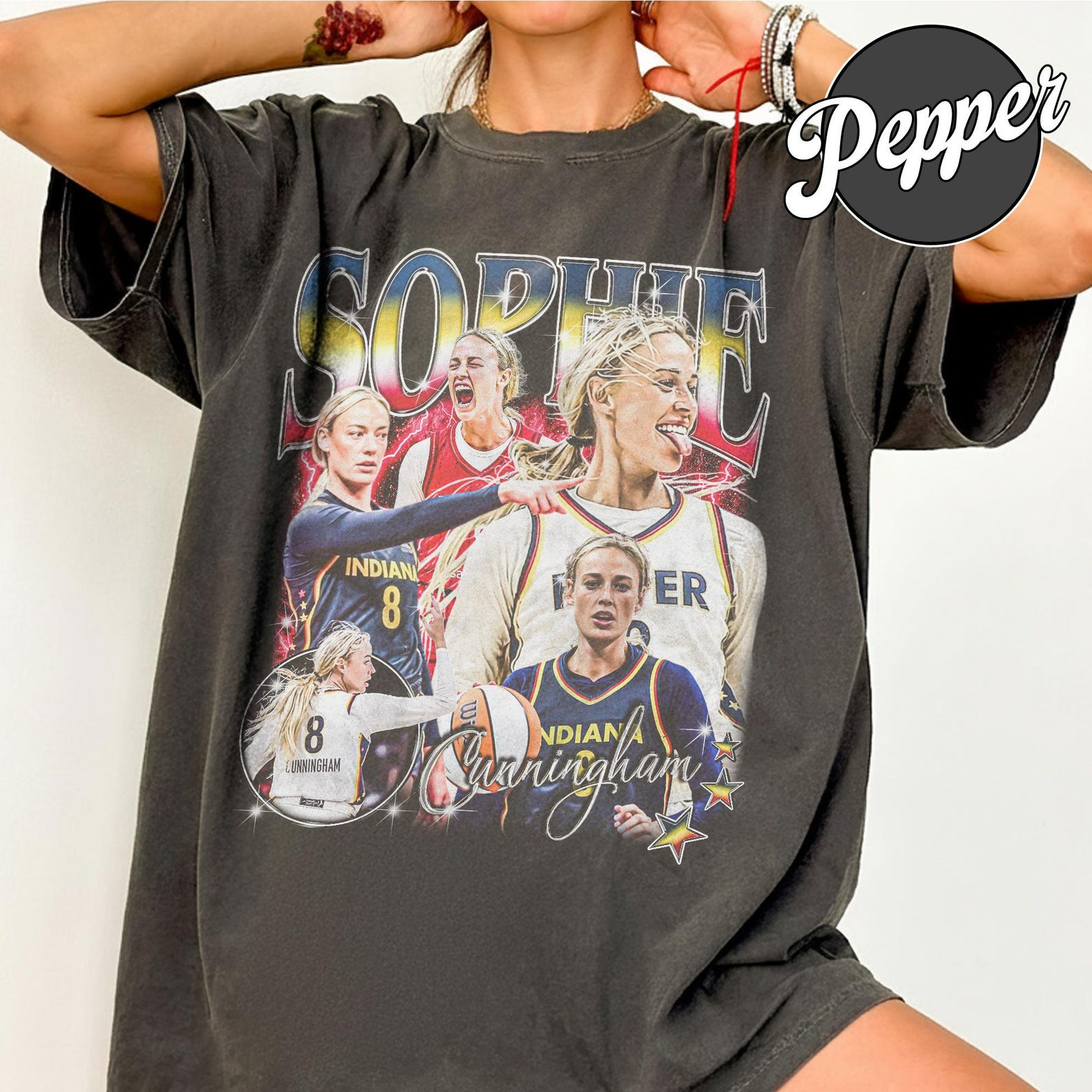 Sophie Cunningham Bootleg Indiana Women Basketball Comfort Colors Shirt