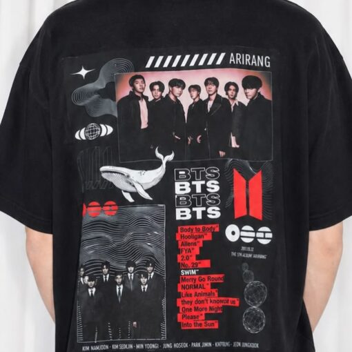 BTS Shirt, BTS Concert Shirt, BTS Arirang Cassette Tape Shirt C