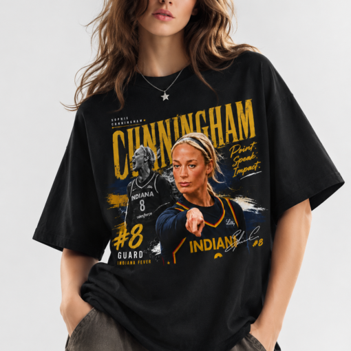 Retro Sophie Cunningham Point Signature Shirt,Sophie Cunningham Basketball Shirt (C)