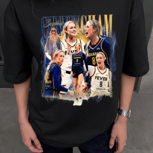 Sophie Cunningham Basketball Shirt, Sophie Cunningham Pointing Shirt, WNBA Fan Gift (C)