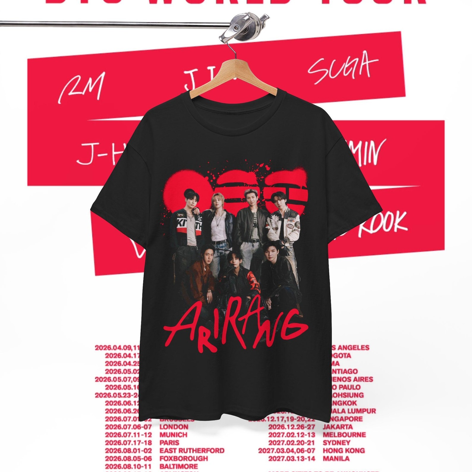 BTS World Tour 2026 Shirt