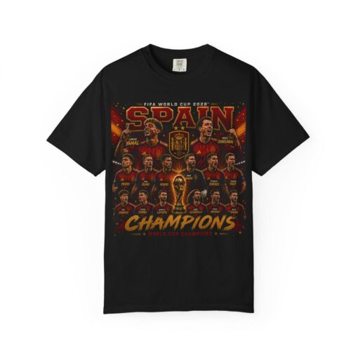 World Cup CHAMPIONS SPAIN 2026 Roster T-shirt