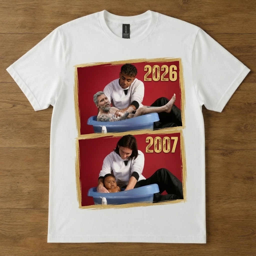 2007 vs 2026 Football Meme Shirt