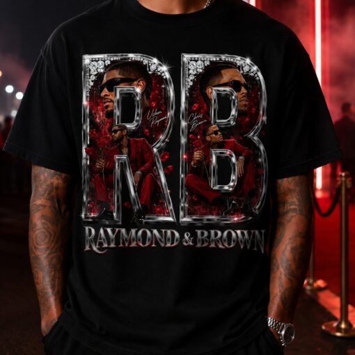 Raymond & Brown R&B Shirt, Vintage Concert Graphic Tee, Music Tour Shirt, Retro Fan Gift