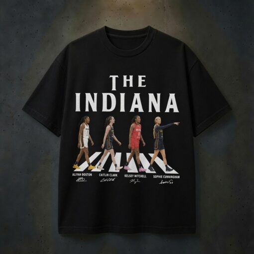 Indiana Basketball Walking Road Funny Shirt, Clark Sophie Cunningham Shirt