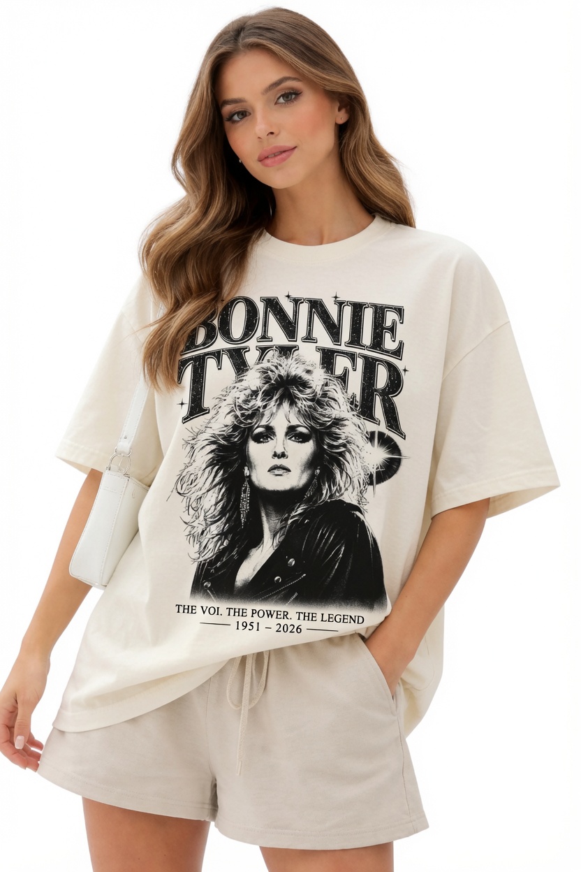 Bonnie Tyler Shirt & Sweater, Vintage 80s Music Graphic Tee, Retro Pop Rock Shirt, Music Legend Fan Gift (C)