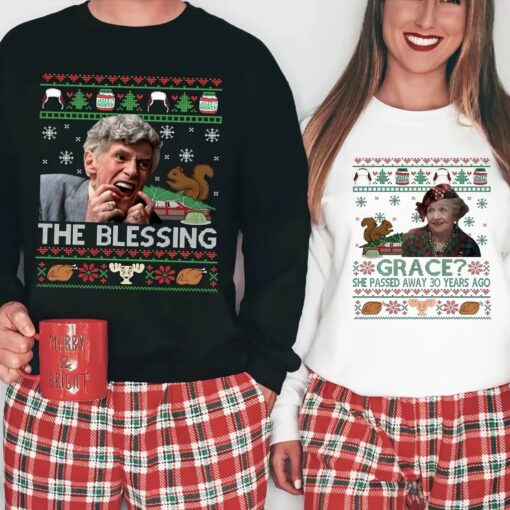 The Blessing – Grace She Pass Away 30 Years Ago Christmas Shirt