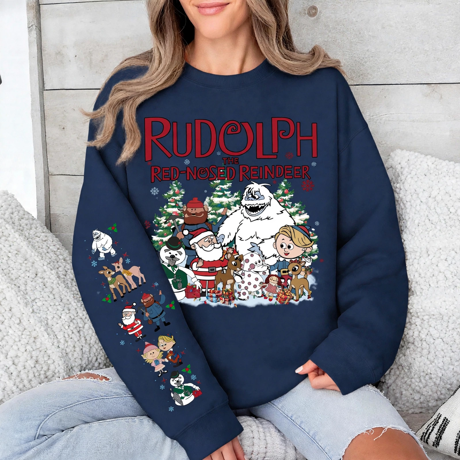 áo Rudolph màu xanh navy